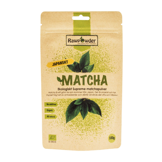 Rawpowder Matcha pulver, 100g ekologisk