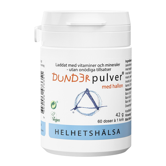 Helhetshälsa Dunderpulver Barnvitamin, 60 doser à 1 krm