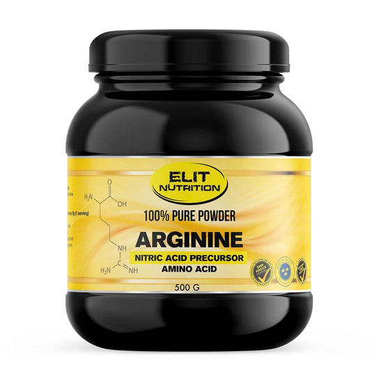 Elit Nutrition 100% Pure L-arginine, 500 g, Aminosyror
