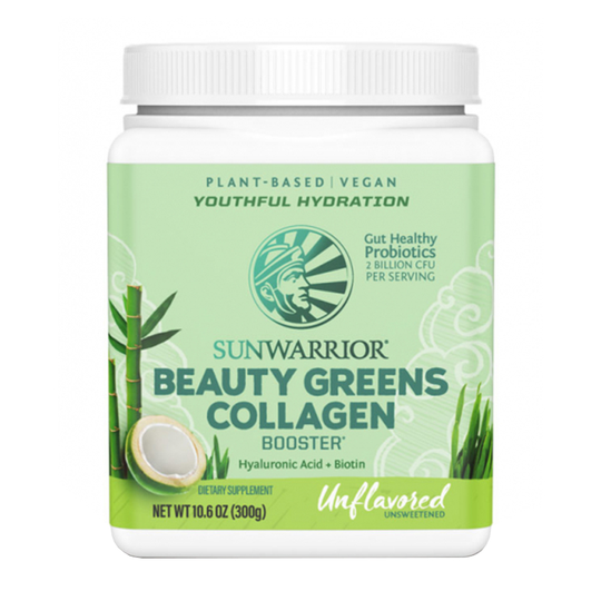 Sunwarrior Beauty Greens Collagen Booster Naturell, 300g