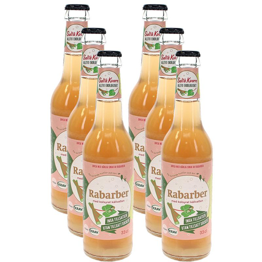 Saltå Kvarn Dryck Rabarber Vinbär 6-pack
